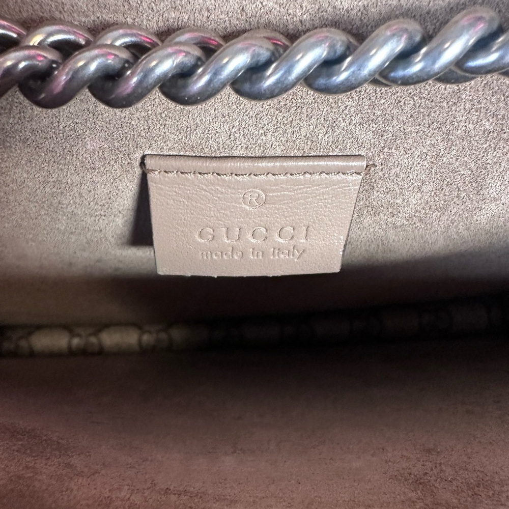 Authentic Gucci Large Dionysus Crystal Shoulder Bag with Embellishments - Picture 12 of 16